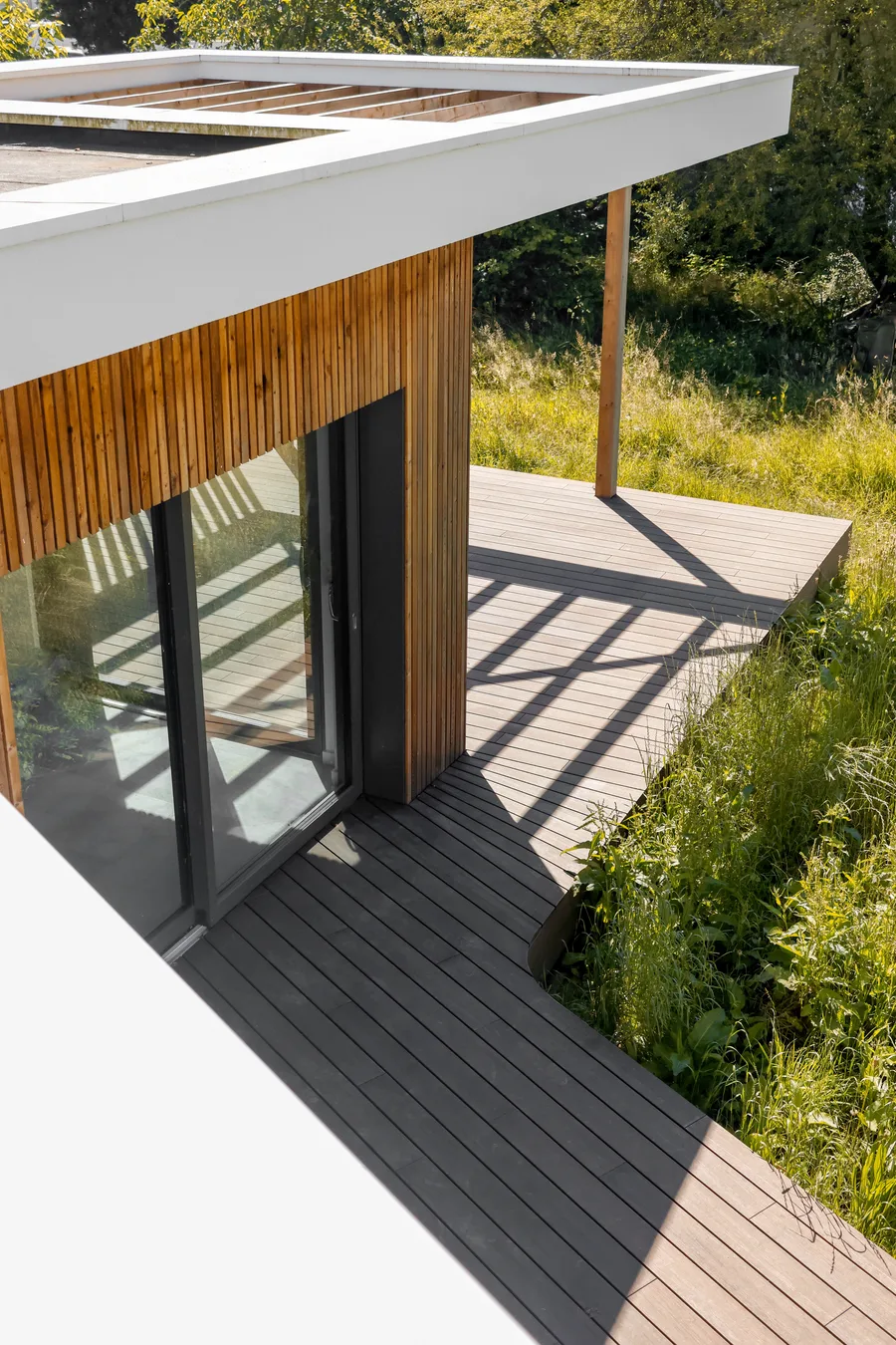 Terrasse vue en angle
